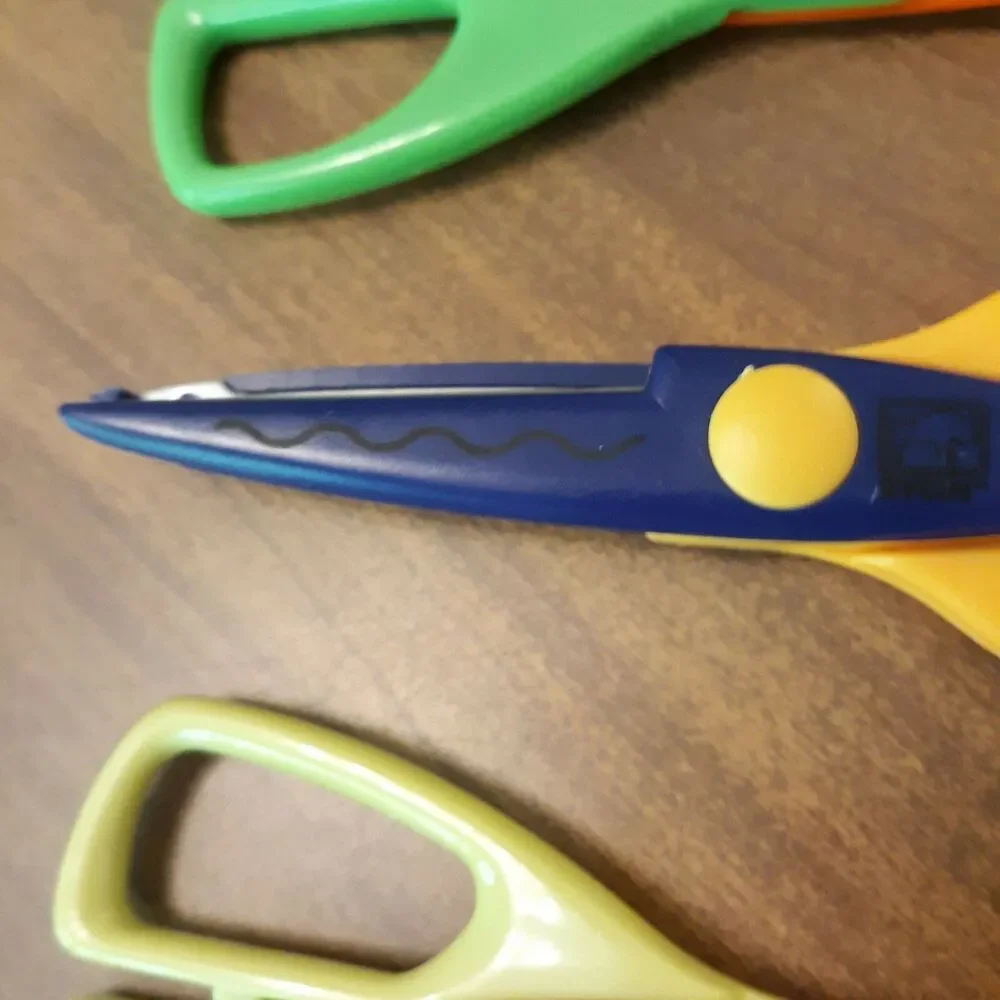 Bycin Craft Paper Shapers Craft Scissors Lot of 7